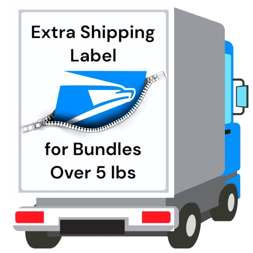 Extra Shipping Label for Bundles Over 5 lbs